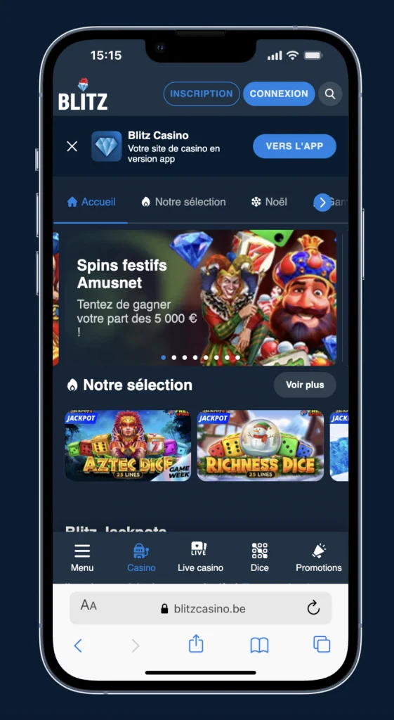 blitz casino application